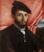 Lorenzo Lotto Portrat eines jungen Mannes oil painting reproduction
